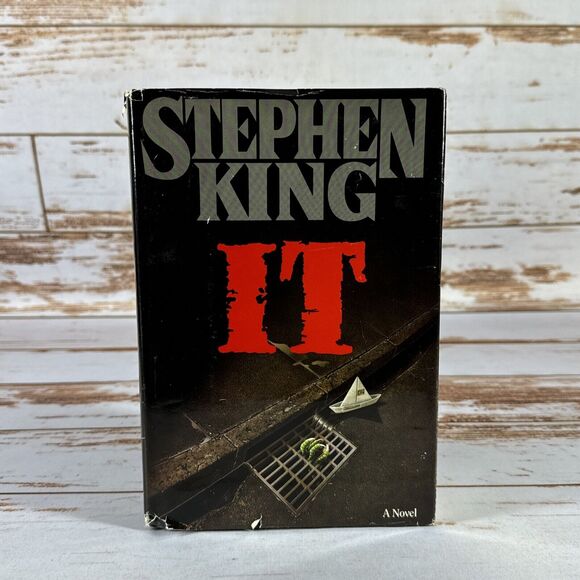 It by Stephen King (1986, Hardcover) FIRST EDITION Dust Jacket True First - Picture 1 of 9